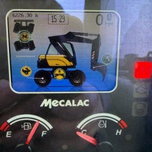 foto 14t mobilbagger haammer gabel 4schaufel Mecalac 714