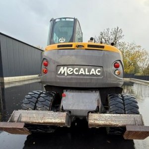 foto 14t mobilbagger haammer gabel 4schaufel Mecalac 714