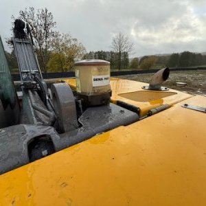 foto 14t mobilbagger haammer gabel 4schaufel Mecalac 714