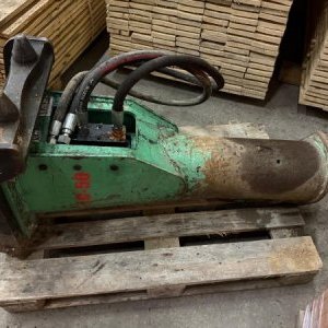 foto 14t mobilbagger haammer gabel 4schaufel Mecalac 714